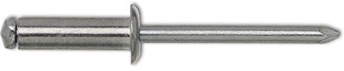 Gesipa Blindniete Stahl 3,2 x 8 Flachrundkopf mm, 500 Stück, (1433553) Blindniettechnik, Grau