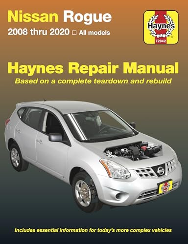 Nissan Rogue 2008 thru 2020 All Models Haynes Repair Manual - Based on a Complete Teardown and Rebuild (Haynes Automotive)