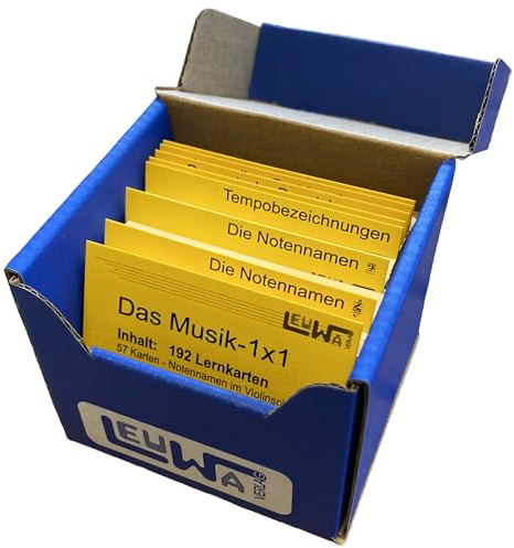 Das Musik-1x1 | Musiknoten lesen lernen mit Karteikarten: Noten und die Grundlagen der Musik auf Lernkarten