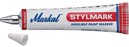 Markal 96653 Stylmark Tube Marker, 1/8, Yellow