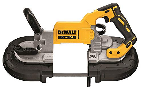 DEWALT 20V MAX Band Saw, 5 Cutting Capacity, Integrated Hang Hooks, Portable, For Deep Cuts, Bare Tool Only (DCS374B)