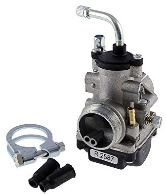 Vergaser 2EXTREME 19mm SPORT manueller Choke kompatibel mit Speedfight 3 50 | Haupt-/Nebendüse 75/50 M5; Anschlüsse 32/25 mm; kompatibel mit Peugeot Speedfight 2, Jetforce 50 C-Tech, Yamaha Aerox 50