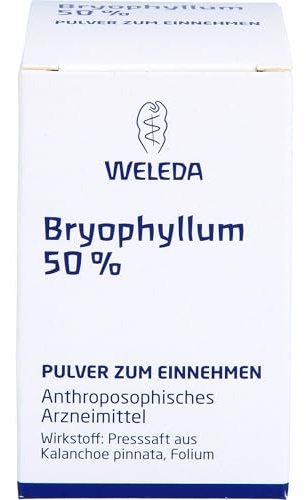 WELEDA Bryophyllum 50% gegen innere Unruhe, Stress & Angstzustände - 20 g | Bei Unruhe, zur Beruhigung bei Schlafstörungen und dadurch bedingter Erschöpfung, für den Abbau von Stress zur Entspannung