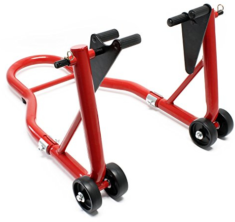 Motorcycle stand front rear 1000lbs (450kg) wheel stand swingarm spoollift paddock