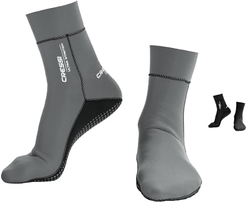 CRESSI Ultra Stretch Socks, Calzari in Neoprene Bifoderato da 1.5mm Unisex Adulto