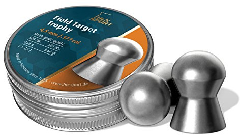 H&N Field Target Trophy 4,5 mm Diabolo / Luftgewehrkugel (Kopfmaß 4.52)