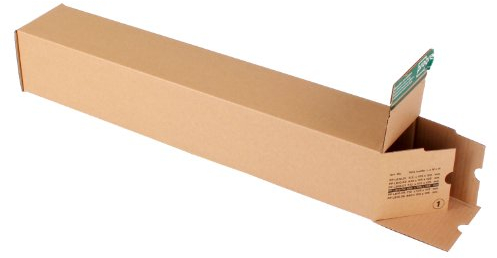 progressPACK Universalversandhülse Premium PP LB10.04 aus Wellpappe, DIN A1, 610 x 105 x 105 mm, 10-er Pack, braun