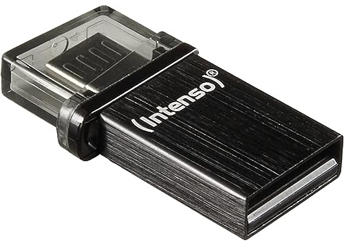 Intenso 3524460 Mini Mobile Line On-the-go 8 GB USB-Stick USB 2 (USB und micro-USB) schwarz