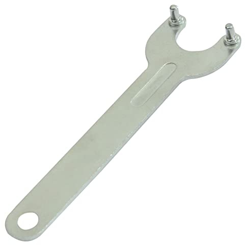 Dapetz ® 2 Pin Spanner for 115mm Angle Grinder Retaining Nut Adjustment & Removal Universal Angle Grinder Pin Spanner Wrench