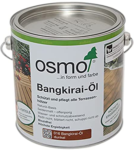 OSMO Terrassen-Öl Bangkirai dunkel 016 2,5 Liter