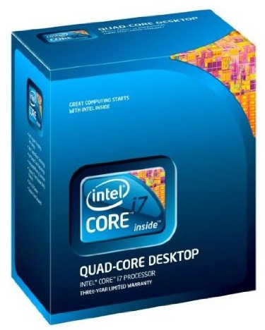 Intel Core i7 870 Quad Core Socket 1156 DMI 2.5 GT/s Cache L3 8 Mo 0.045 micron (version boite garantie Intel 3 ans)