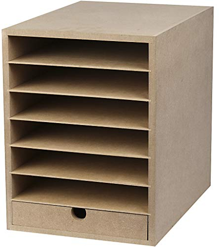 Creativ Papieraufbewahrungseinheit, A4, 25 x 33 cm, Tiefe: 32 cm, MDF, 1 Stück