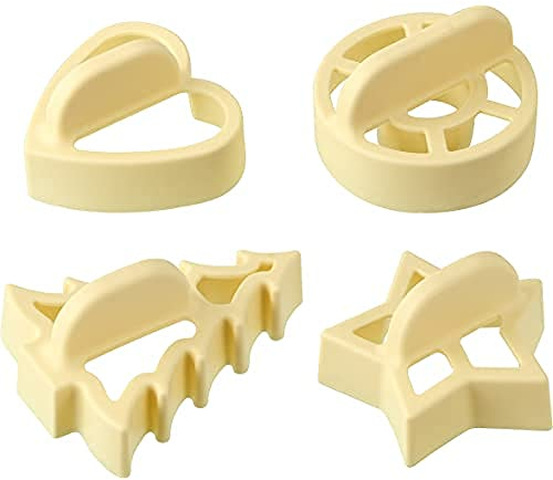 Zenker 43006 Ausstechformen mit Griff, Patisserie, Beige