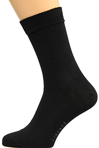 10 Paar Diabetikersocken (42-44, schwarz)
