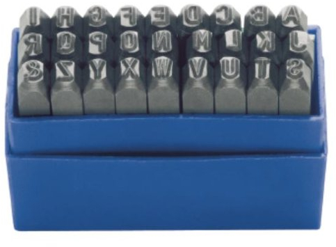 Schlagbuchstabensatz Gravur 58-60HRc i.Ku.-Box DIN, Herstellerbestellnummer: 4000871969