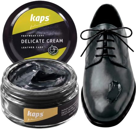 Kaps Crema per la Cura delle Scarpe, Cura Intensiva e Nutrimento per Pelle, Delicate, 70 Colori