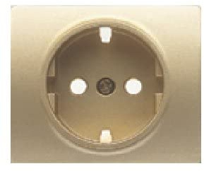 Bjc iris color - Tapa base seguridad enchufe iris-aura dorado odisea