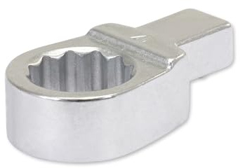 KS Tools Einsteck Ringschlüssel 9 x 12 mm 516.2318 I Verchromter Schraubenschlüssel, 12 Kant Profil I Steckschlüssel mit Stiftsicherung I 18 mm Schlüsselweite