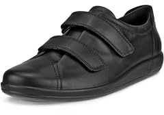ECCO Soft 2, Sneakers, Donna, Nero (Black With Black Sole), 37 EU