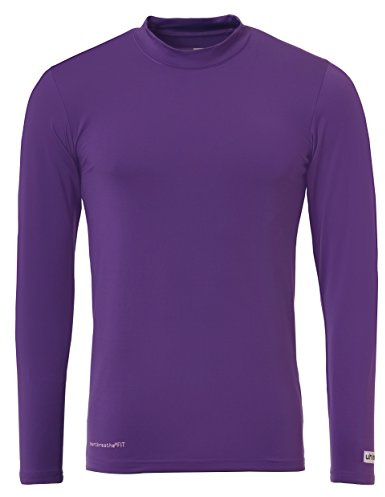 Uhlsport Men Distinction Colors Base Layer Shirt Men's Shirt - Purple, M