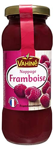 Vahiné - Topping de frambuesa (165 g, 3 unidades)