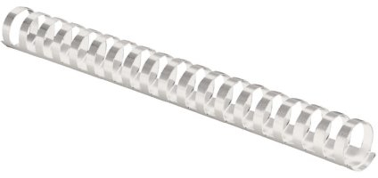 Fellowes Plastikbinderücken (A4, 14 mm, Einzelhandelspackung) 25 Stück weiß