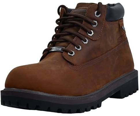 Skechers Men's Sergeants - Verdict Boot, Dark Chocolate, 14 Wide