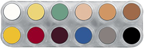 Creme Makeup-Palette L mit 12 Farben
