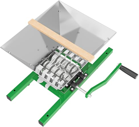 Mulino macina frutta manuale con tramoggia da 7 litri e manovella Trituratore