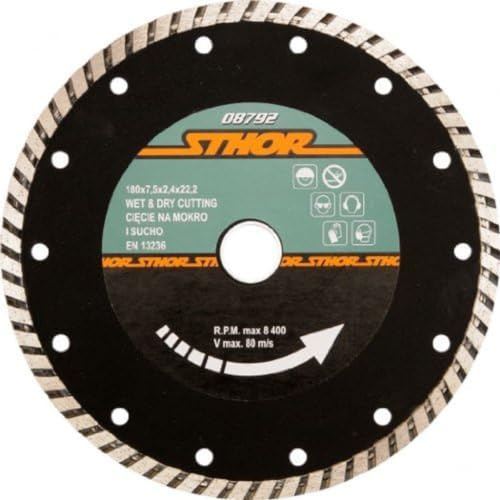 Sthor 08793 – Disque de diamant turbo 230 mm