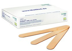 Spatola in legno bocca maimed in legno di betulla, non sterile, 100 pezzi/scatola