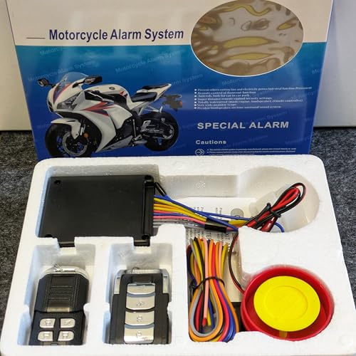 Motorrad/Roller Alarmanlage Funk Wegfahrsperre Fernstart Bike Quad LM-207A AL1