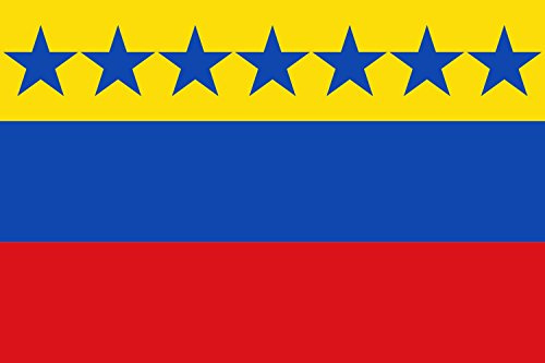 magFlags Bandera Large Venezuela entre el 12 de mayo y el 20 de noviembre de 1817; y usada entre el 25 de febrero y junio de 1859. Basada en Image Flag of Venezuela | bandera horizontal | 1.35m²