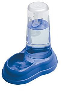 Ferplast 71968099 Azimut 600 Wasser- und Futterspender, 12,5 x 19,5 cm, 0,6 Liter, blau