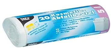PAPSTAR 12057 Müllbeutel, 5 Liter, LDPE-Folie weiß