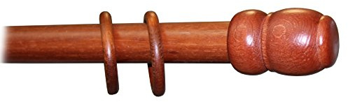 BASTONE IN LEGNO A STRAPPO MM. 35 CILIEGIO CM. 240