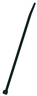 Unex 2271-0 U61X Brida para Uso Exterior, Negro Color, 7.6mm Ancho, 218mm Longitud, Paquete de 100