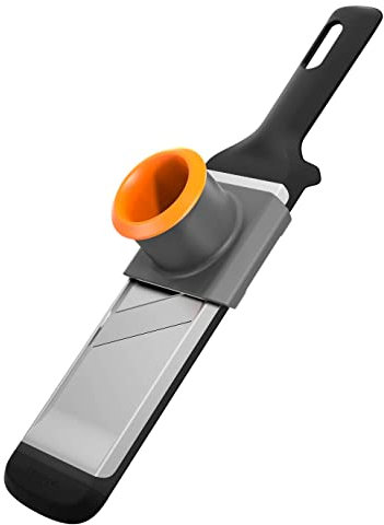Fiskars Mandoline, Dimensions: 32 x 8 cm, Métal/Plastique, Functional Form, 1014416, Noir