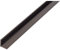 Alberts 479053 Profilo angolare | plastica, nero | 1000 x 25 x 25 mm