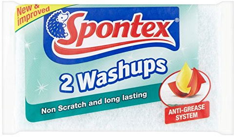 Spontex Washups - Estropajo antiarañazos (2 unidades)