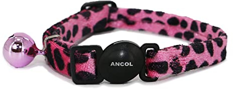 Ancol Collar para Gatos Acticat de Terciopelo Estampado Leopardo