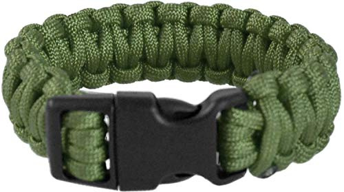 normani 1-2 oder 3 Professionelles Survival Armband aus geflochtener Paracord mit Clipverschluss 17mm