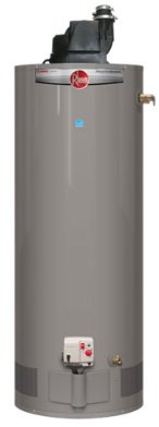 Rheem PROG50-42N RH67 PV Professional Classic Residential 42K BTU Power Vent Natural Gas Water Heater, 50-Gallon