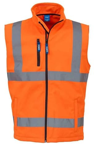 Yoko Herren Yk050/Hv006 Warnschutz-Softshell-Weste