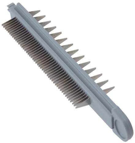 DE BUYER Doppeltes Kammer, Edelstahl, Silber, 0.5 cm, 24 x 13 x 4 cm