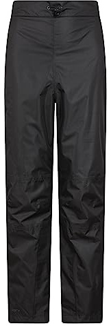 Mountain Warehouse Spray Mens Waterproof Overtrousers - Lightweight Ripstop Rain Pants with Half Zip Side Legs - for Spring Summer, Travelling & Outdoors