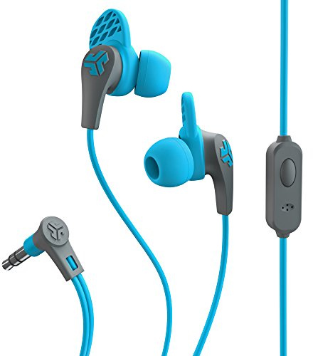 JLab Audio JBudsPRO Premium in-ear Earbuds with Mic, Guaranteed Fit, GUARANTEED FOR LIFE - Blue