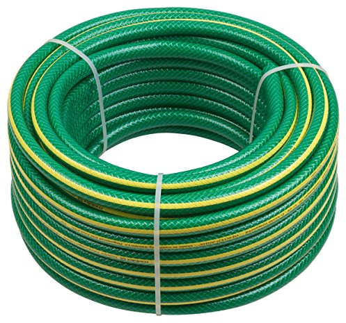 Meister Schlauch Kreuzgewebe, 12,7 mm (1/2 Zoll) - 30 m Länge - Zur Bewässerung kleiner Flächen - Trittfest & Abriebfest - UV-beständig / Gartenschlauch aus Erst-PVC / Wasserschlauch / 9920260