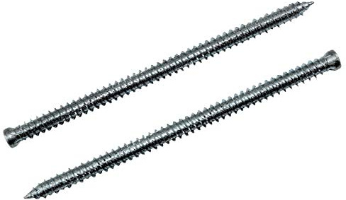 SN-TEC Fensterrahmenschrauben/Fensterbauschrauben 7,5x130 mm mit kleinem Kopf (50 Stück)