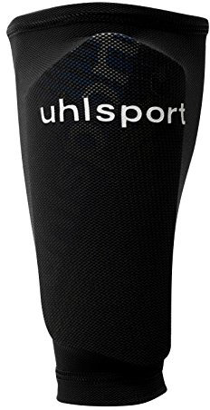 Uhlsport Herren Ultimate Schienbeinschoner, Marine/Gelb/Weiß/Cyan, XL